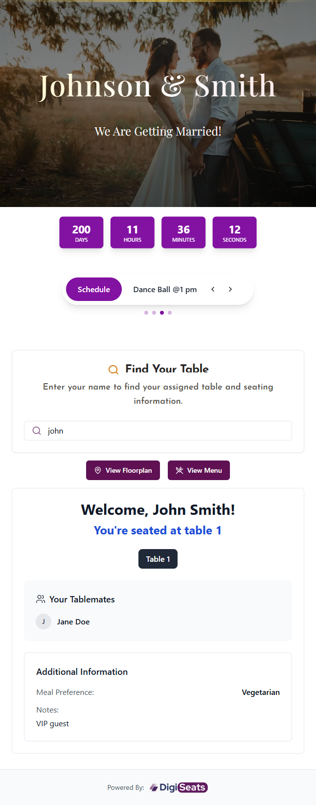 DigiSeats Desktop Interface